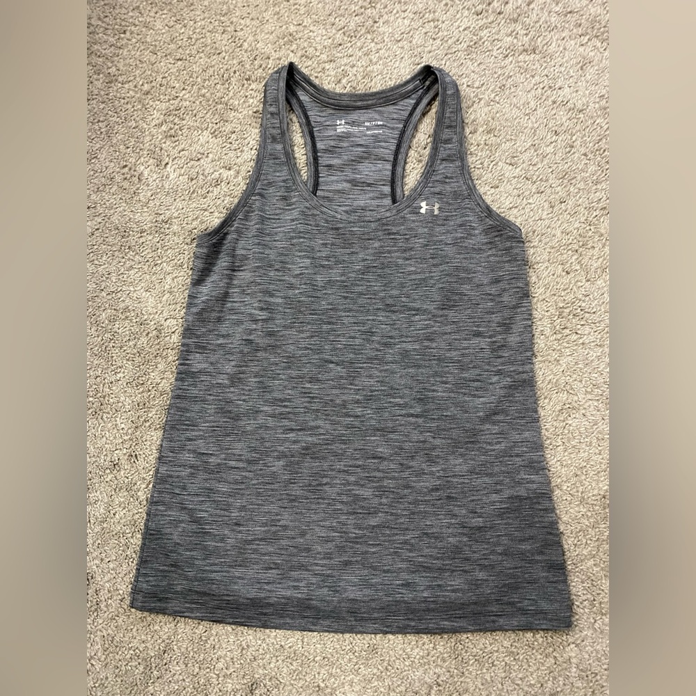 Under Armour Gray Racerback Tank Top